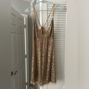 Free People Sequined Mini Dress, NWOT